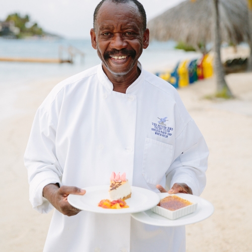Chef Winston at Bitter End Yacht Club