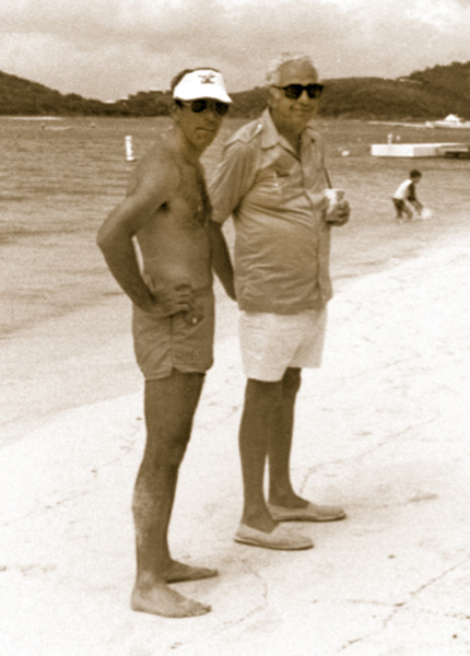 Vintage Sailors on the Beach