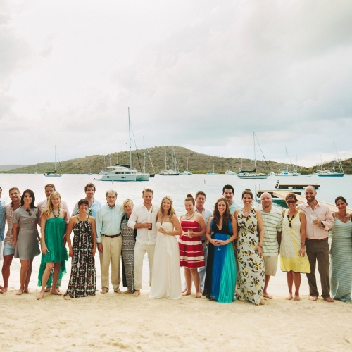 Wedding Party at Bitter End Yacht Club