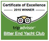 <p>Bitter End Awarded 2015 & 2016 Trip Advisor Certificate of Excellence</p>
